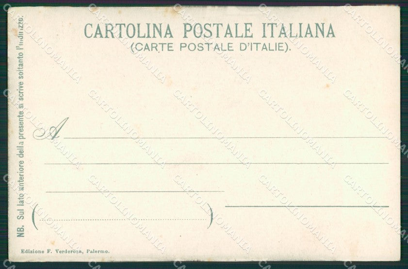 Palermo Città Cappella Palatina Palazzo Reale cartolina KS6934 – retro