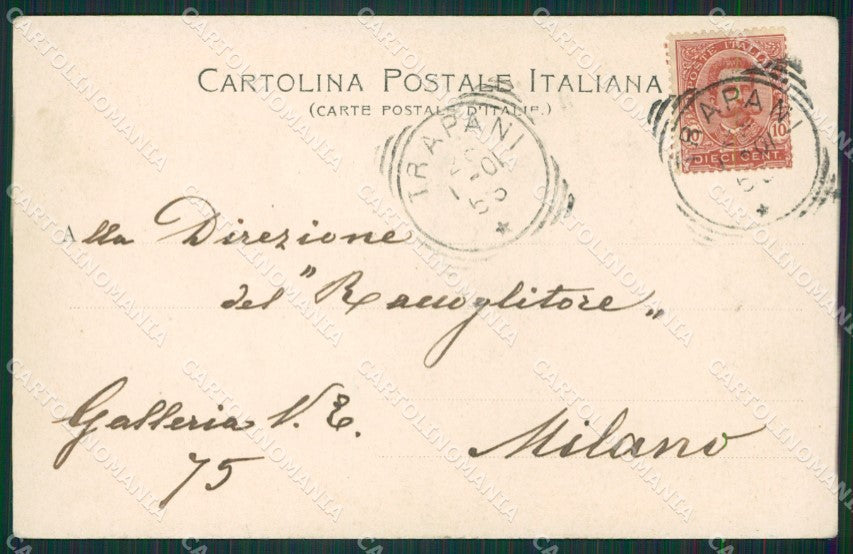 Palermo Città Carretto Siciliano cartolina KS6935 – retro