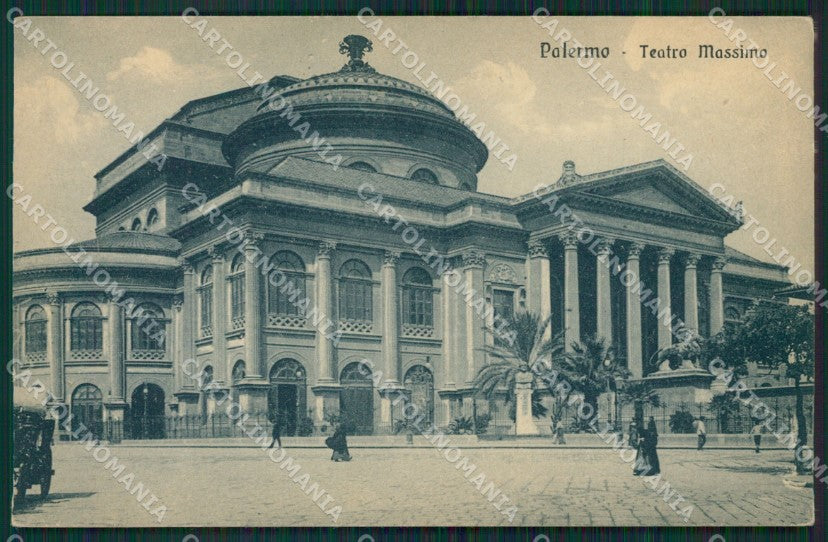 Palermo Città Teatro Massimo cartolina KS6936 – fronte