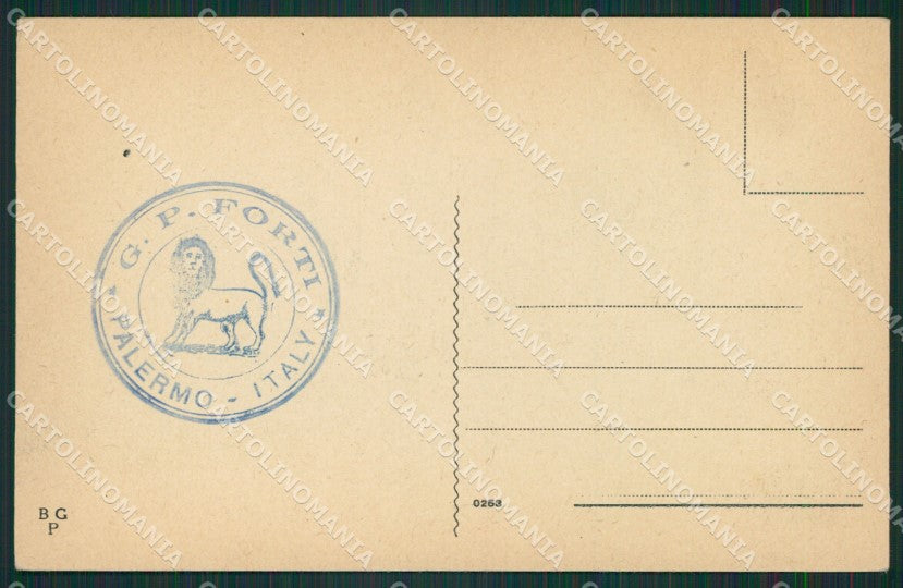 Palermo Città Teatro Massimo cartolina KS6936 – retro