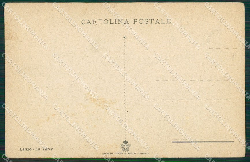 Torino Lanzo Torinese La Torre cartolina KS6940 – retro