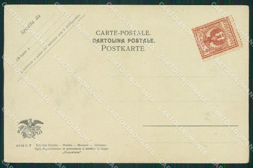 Torino Lanzo Valle di Santuario Sant'Ignazio Genta cartolina KS6941 – retro