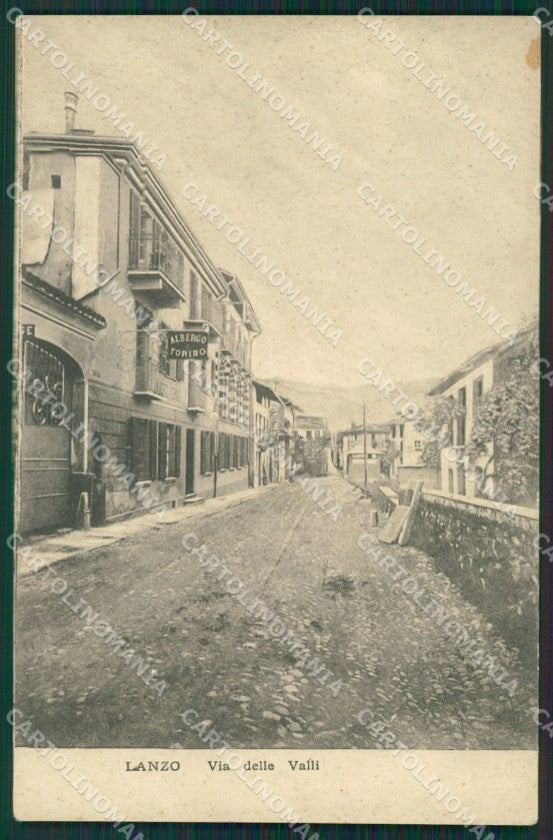 Torino Lanzo Via delle Valli cartolina KS6943 – fronte