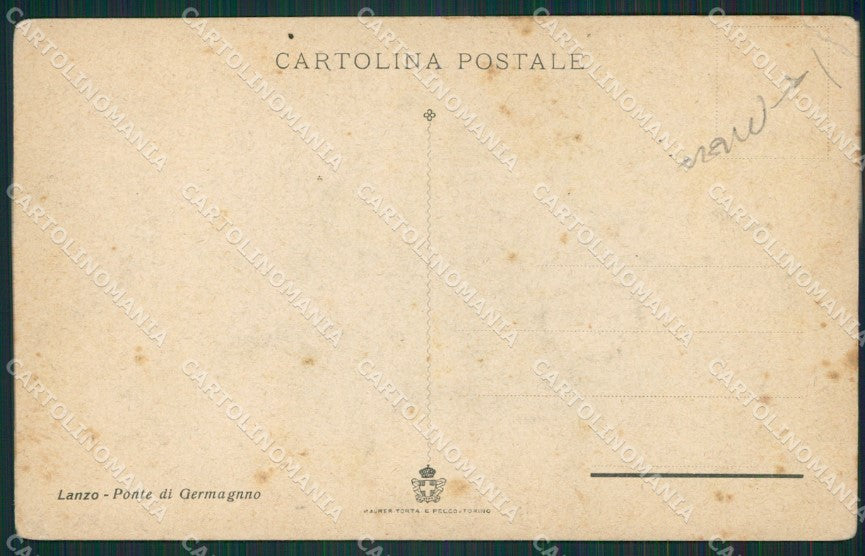 Torino Lanzo Germagnano PIEGA cartolina KS6963 – retro