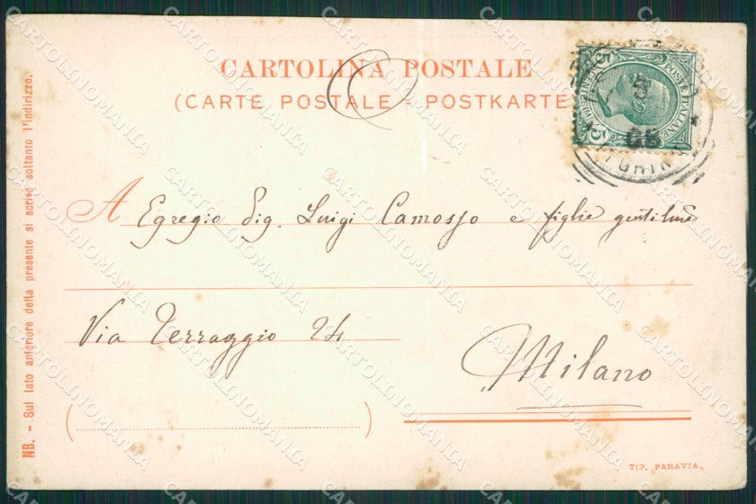 Torino Usseglio Progetto Casa Parrocchiale cartolina KS6968 – retro