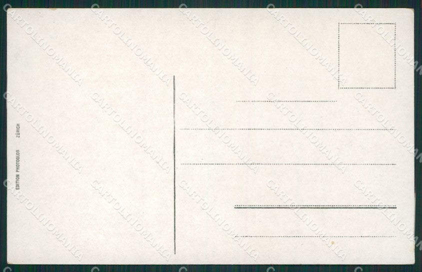 Svizzera Monte Generoso Lago di Lugano Monte Rosa cartolina KS6976 – retro
