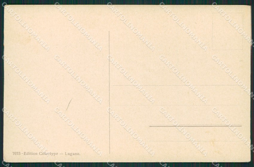 Svizzera Monte San Salvatore Lago di Lugano cartolina KS6977 – retro