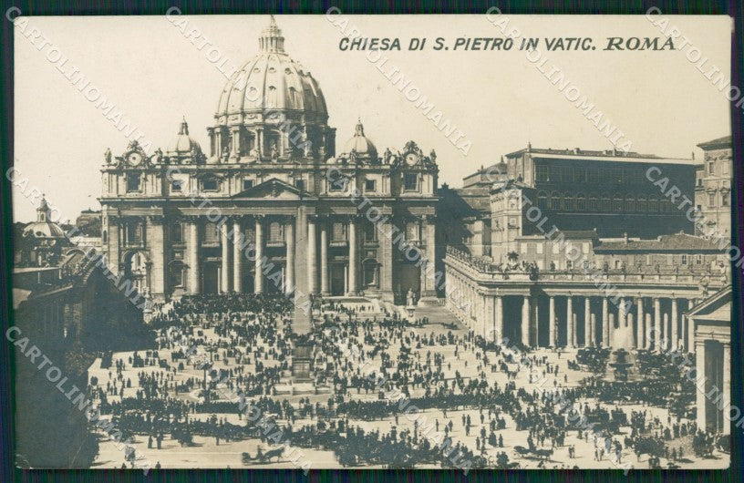 Roma Città del Vaticano San Pietro Foto Cartolina KS6983 – fronte