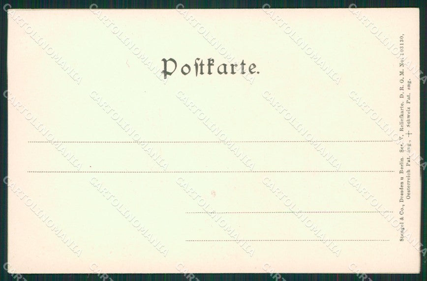 Germania Wiesbaden Teatro Rilievo Relief Stengel 3535 postcard cartolina KS6986 – retro