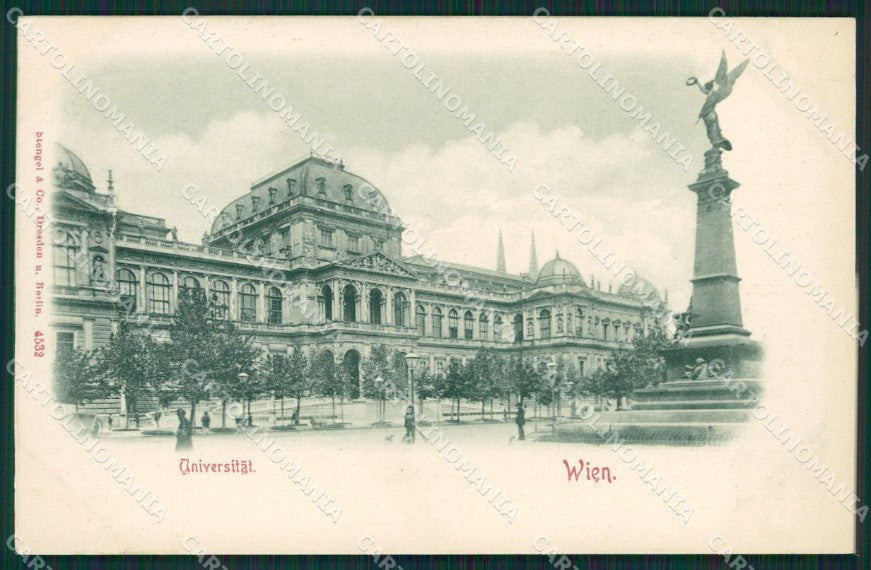 Austria Wien Rilievo Relief Stengel 4532 postcard cartolina KS6987 – fronte