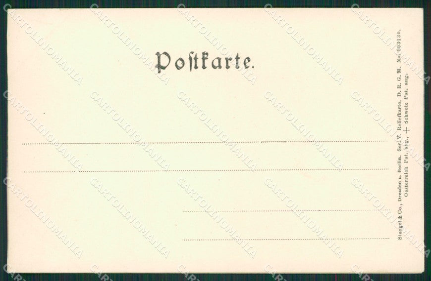 Austria Wien Rilievo Relief Stengel 4532 postcard cartolina KS6987 – retro