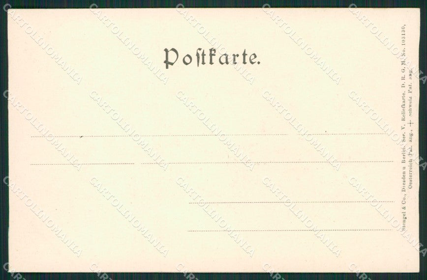 Austria Klagenfurt Università Rilievo Relief Stengel 5501 postcard KS6988 – retro