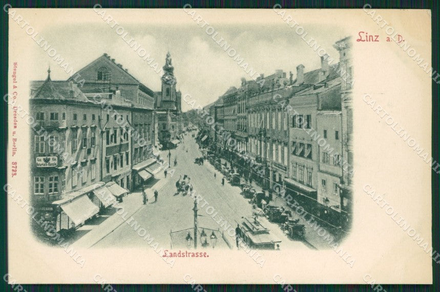 Austria Linz Rilievo Relief Stengel 3723 postcard cartolina KS6990 – fronte