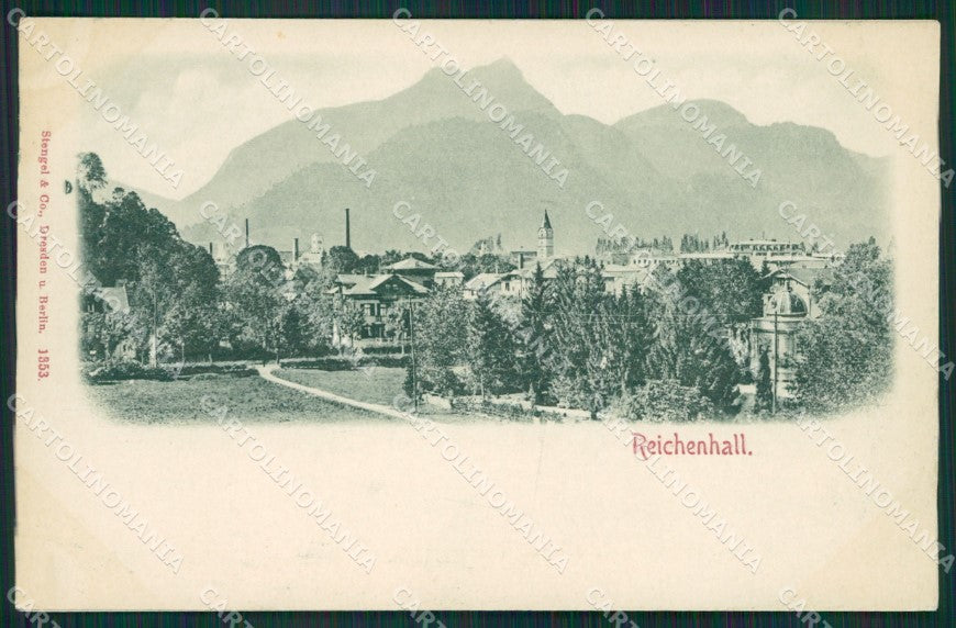 Germania Bad Reichenhall Rilievo Relief Stengel 1353 postcard cartolina KS6991 – fronte