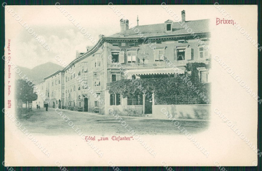 Bolzano Bressanone Brixen Rilievo Relief Stengel 2478 postcard cartolina KS6992 – fronte