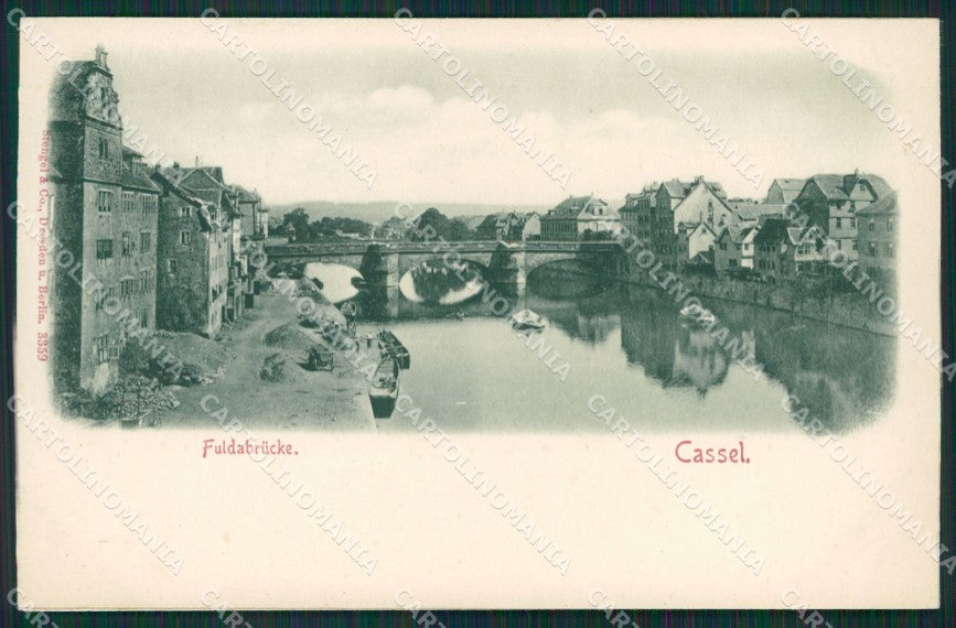 Germania Kassel Rilievo Relief Stengel 3359 postcard cartolina KS6996 – fronte