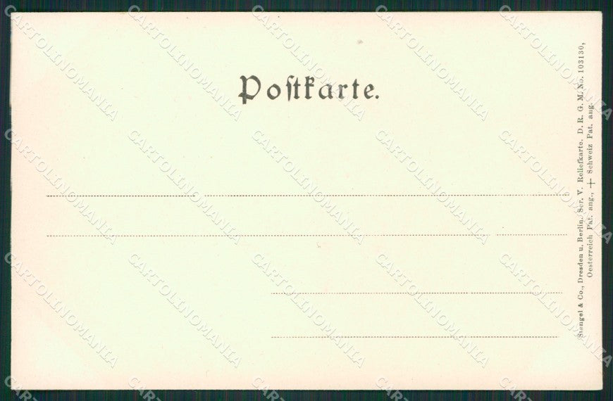 Germania Kassel Rilievo Relief Stengel 3359 postcard cartolina KS6996 – retro