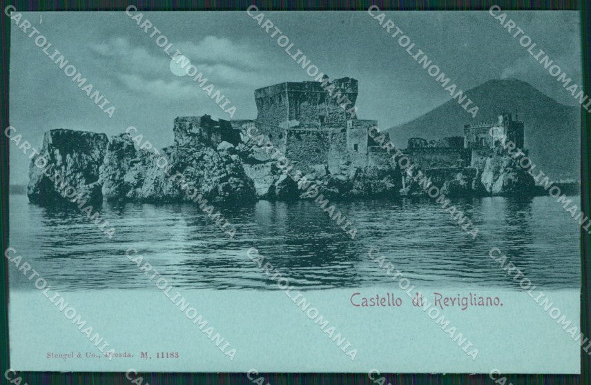 Napoli Castellammare Stabia Revigliano Chiaro di Luna Stengel cartolina KS7005 – fronte