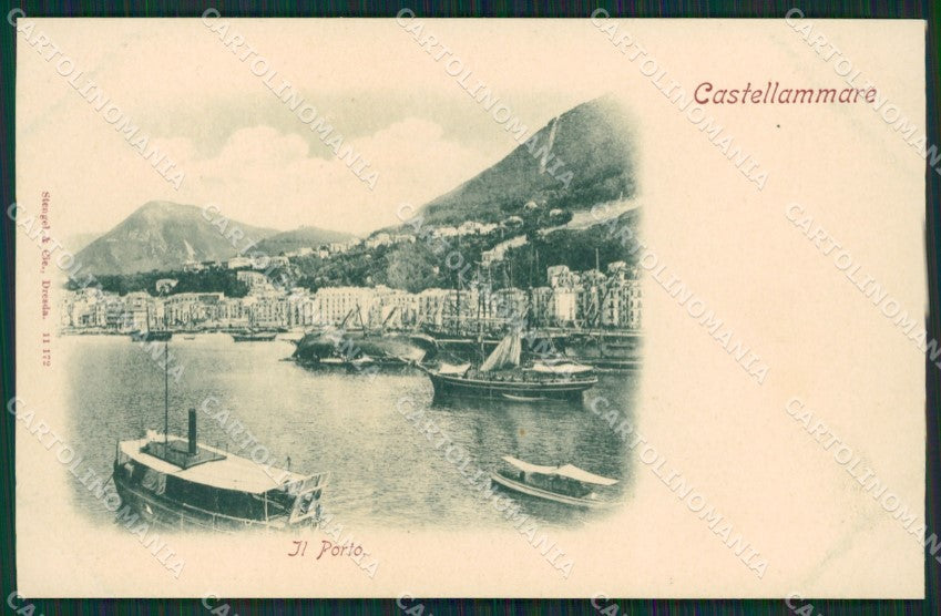 Napoli Castellammare di Stabia Porto Stengel 11172 cartolina KS7009 – fronte