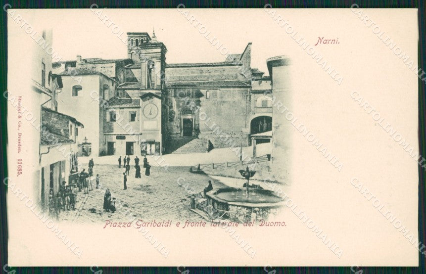 Terni Narni Stengel Piazza Garibaldi 11685 cartolina KS7016 – fronte