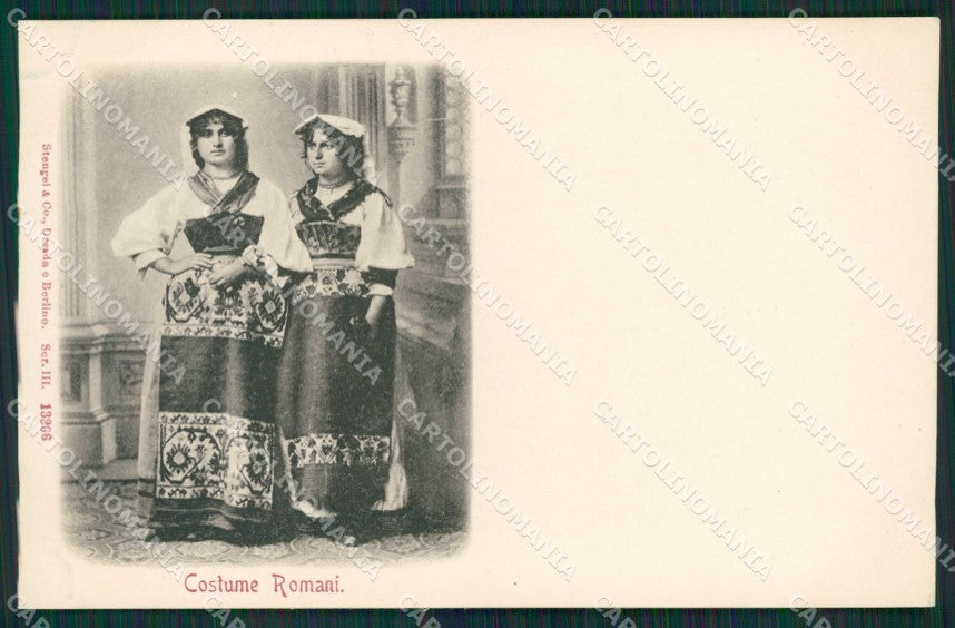 Roma Campagna Romana Costumi Stengel 13206 cartolina KS7025 – fronte