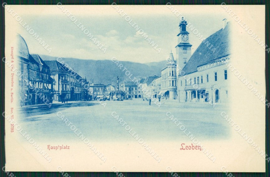 Austria Leoben Stengel 3795 postcard cartolina KS7032 – fronte
