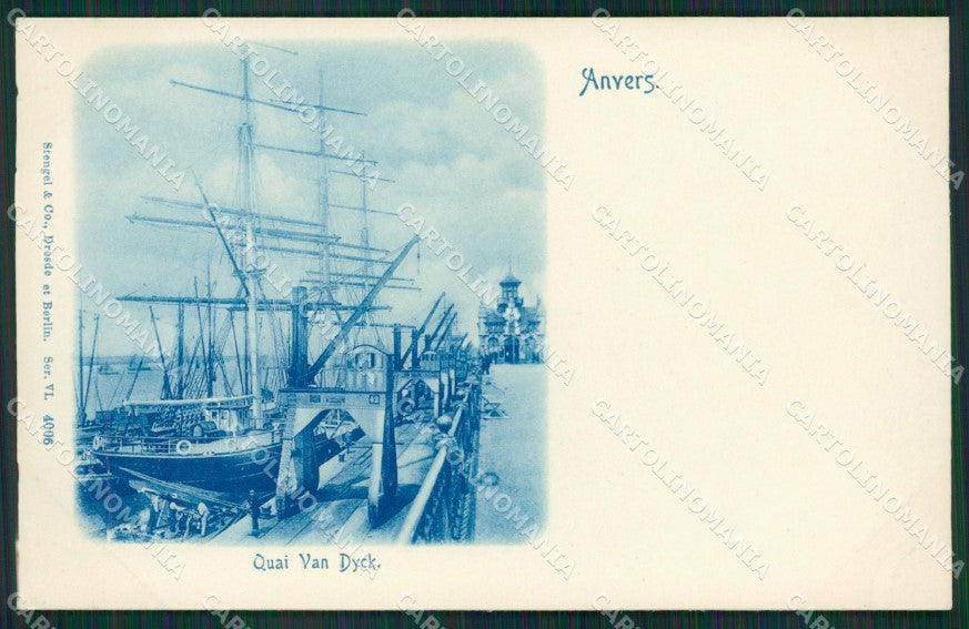 Belgio Anvers Stengel 4006 postcard cartolina KS7033 – fronte