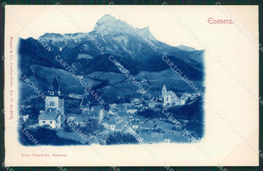 Austria Eisenerz Stengel 3772 postcard cartolina KS7037 – fronte