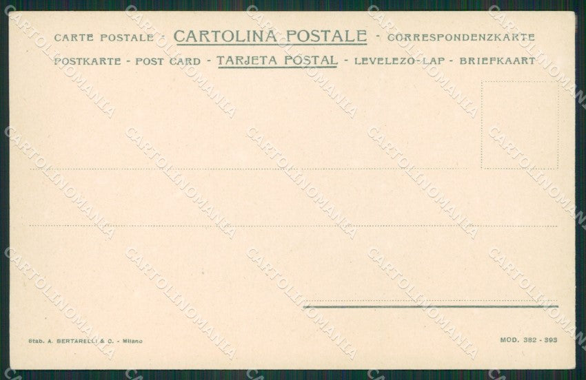 Svizzera Briga Sempione Fernet Branca Advertising Art Nouveau cartolina KS7050 – retro