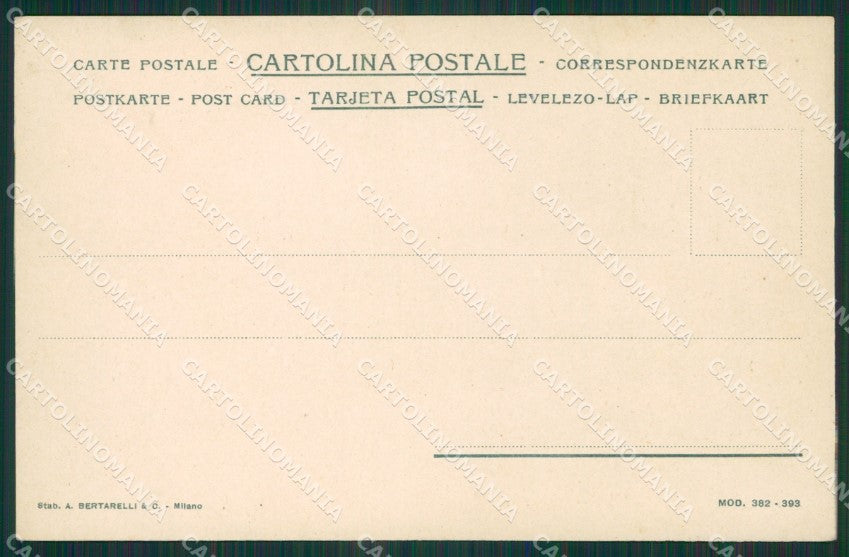 Verbania Ospizio Sempione Fernet Branca Advertising Art Nouveau cartolina KS7057 – retro