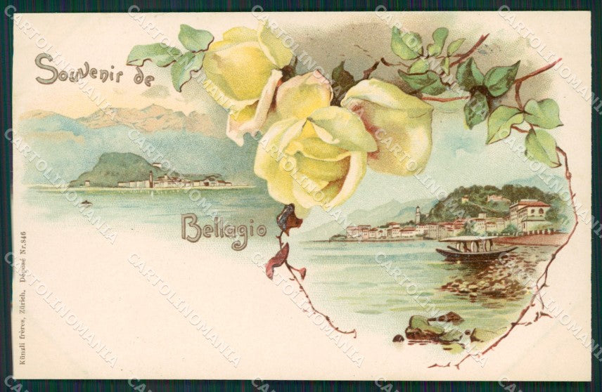 Como Bellagio Gruss Kunzli 846 postcard cartolina KS7082 – fronte
