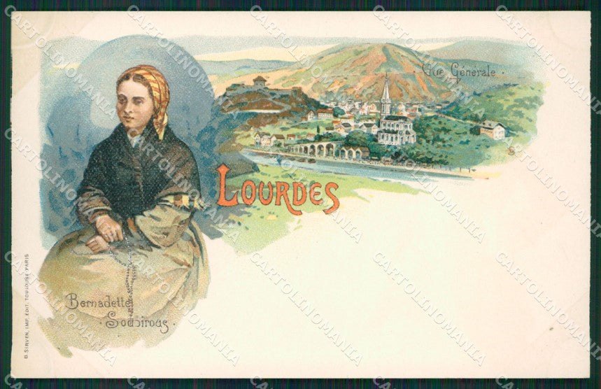 Francia Lourdes Gruss postcard cartolina KS7087 – fronte