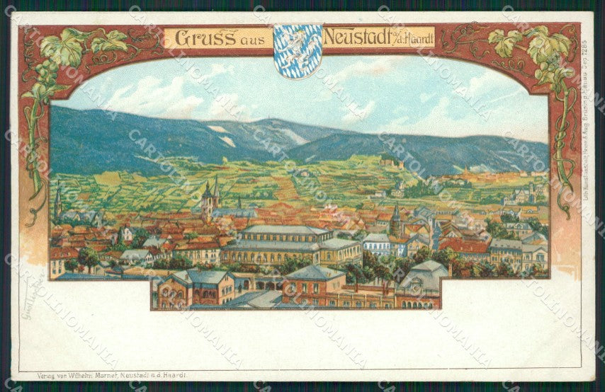 Germania Neustadt Gruss postcard cartolina KS7093 – fronte