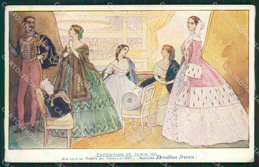 Torino Città Esposizione Glamour Lady postcard cartolina KS7126 – fronte