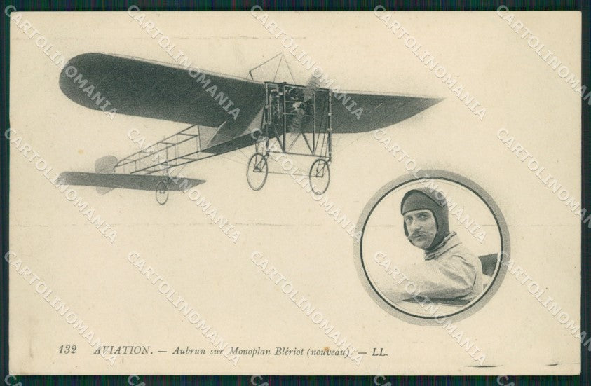 Francia Aviation Monoplan Bleriot Aviazione LL postcard cartolina KS7129 – fronte