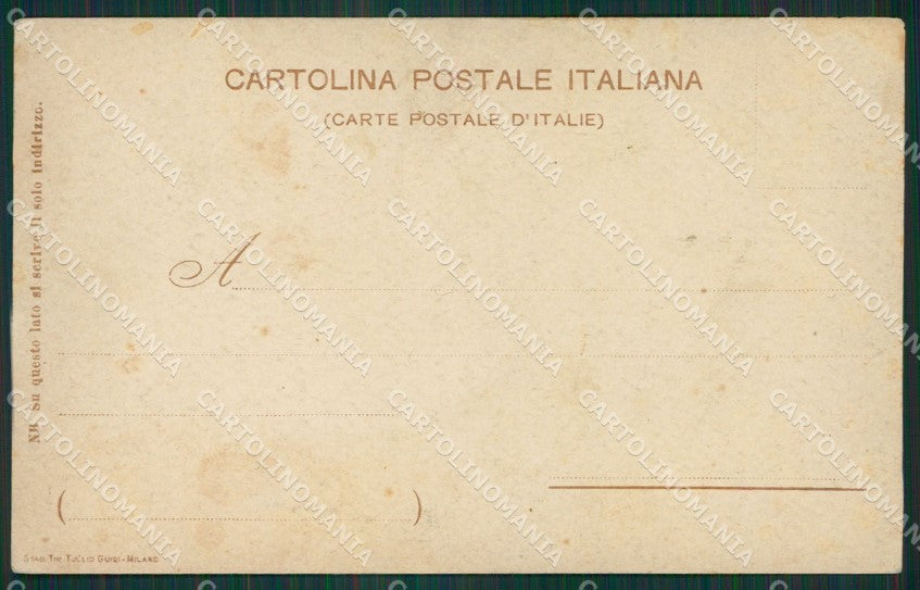 Milano Mazza Scuola Sant'Orsola Art Nouveau postcard cartolina KS7152 – retro