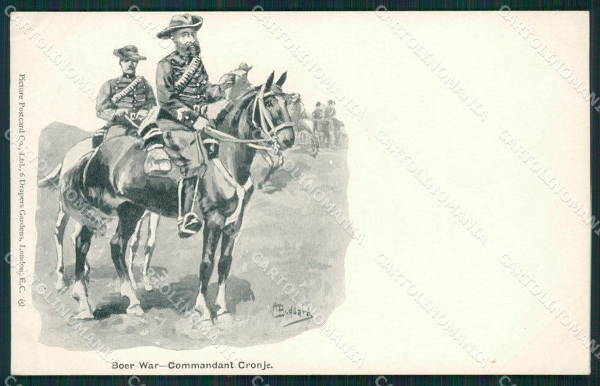 Anglo Boer War Cronje postcard cartolina KS7159 – fronte