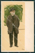 Artist Metlicoviz Verdi Opera Ricordi PIEGA postcard cartolina KS7192 – fronte