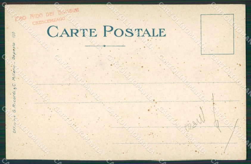 Artist Metlicoviz Verdi Opera Ricordi PIEGA postcard cartolina KS7192 – retro