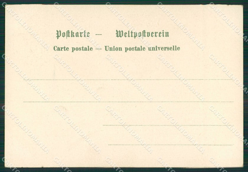 Italian Flag Savoia Araldica Paul Kohl postcard cartolina KS7198 – retro