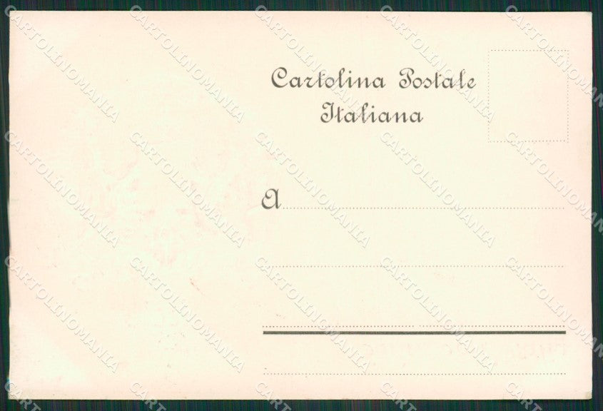 Italia Araldica Rilievo Tricolore postcard cartolina KS7199 – retro
