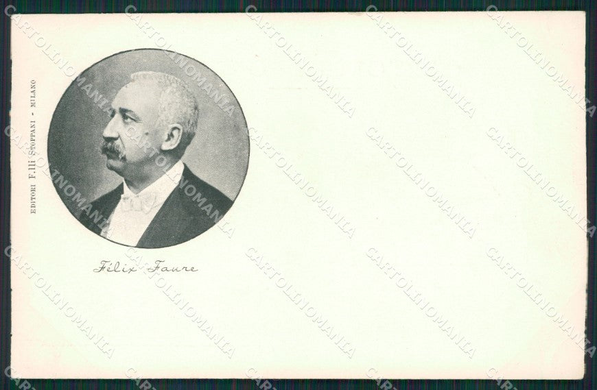 France Dreyfus Emile Zola Felix Faure postcard cartolina KS7202 – fronte