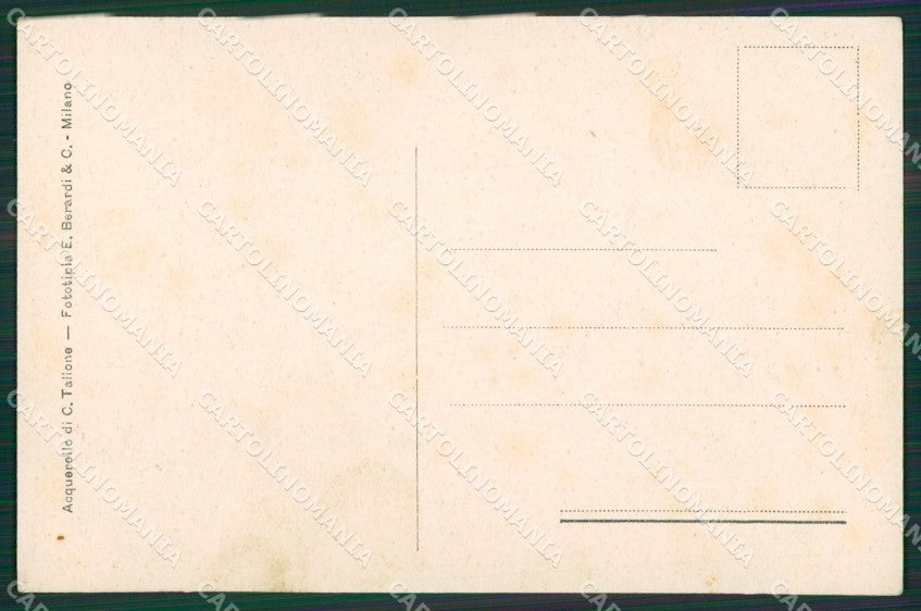 Tallone Propaganda Melegnano Magenta Tricolore Soldier cartolina KS7219 – retro