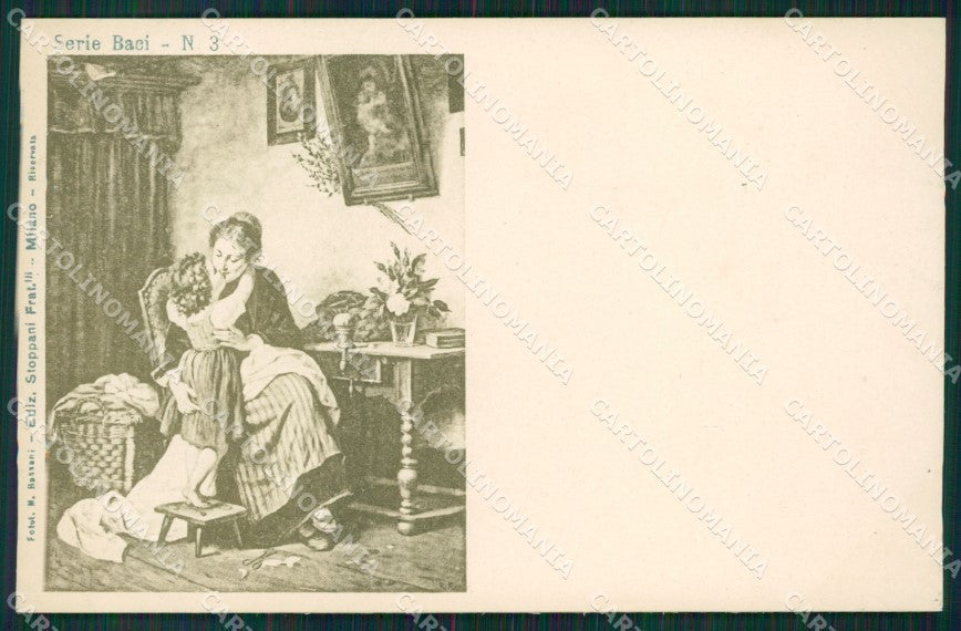 Artist Stoppani Serie Baci postcard cartolina KS7229 – fronte