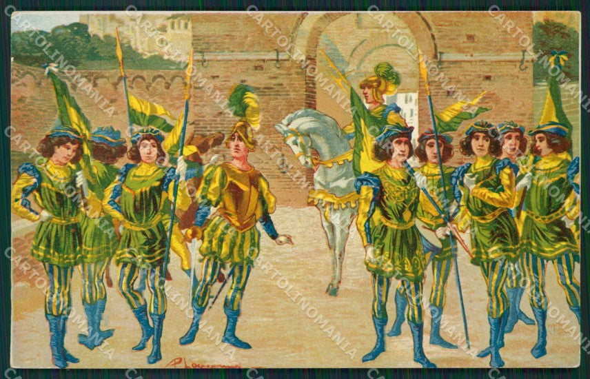 Lavagnini Siena Palio Contrada Bruco postcard cartolina KS7274 – fronte