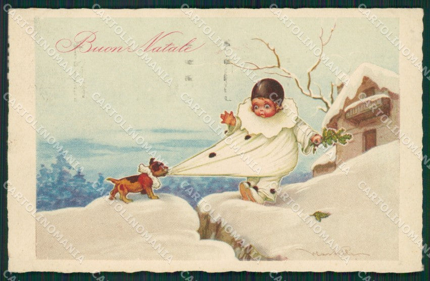 Artist Castelli Pierrot Degami serie 2 postcard cartolina KS7339 – fronte