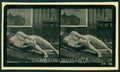 Artist Nude French Lady Litho Stereoview 17X9,5 cm SN-156 KS7440 – fronte