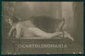 Risque Nude Lady ABRADED BACK Real Photo postcard KS7522 – fronte