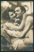 Risque Nude Lady WHITE BACK CREASES Real Photo postcard KS7603 – fronte
