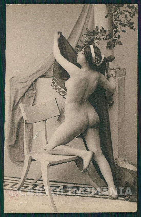Risque Nude Lady postcard KS7653 – fronte